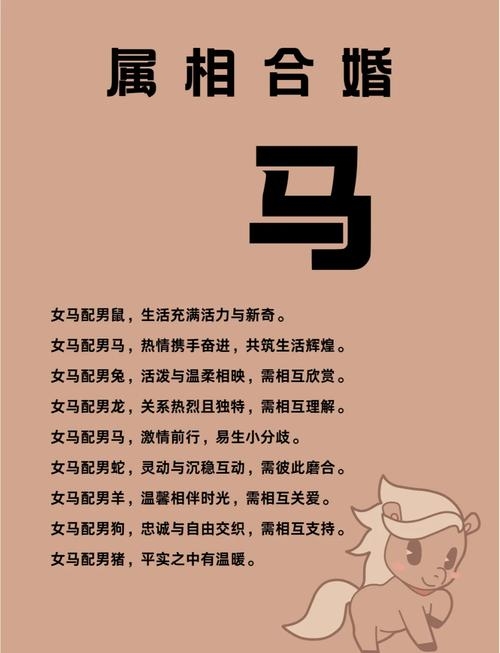 属马属相婚配表插图 属马属相婚配表插图