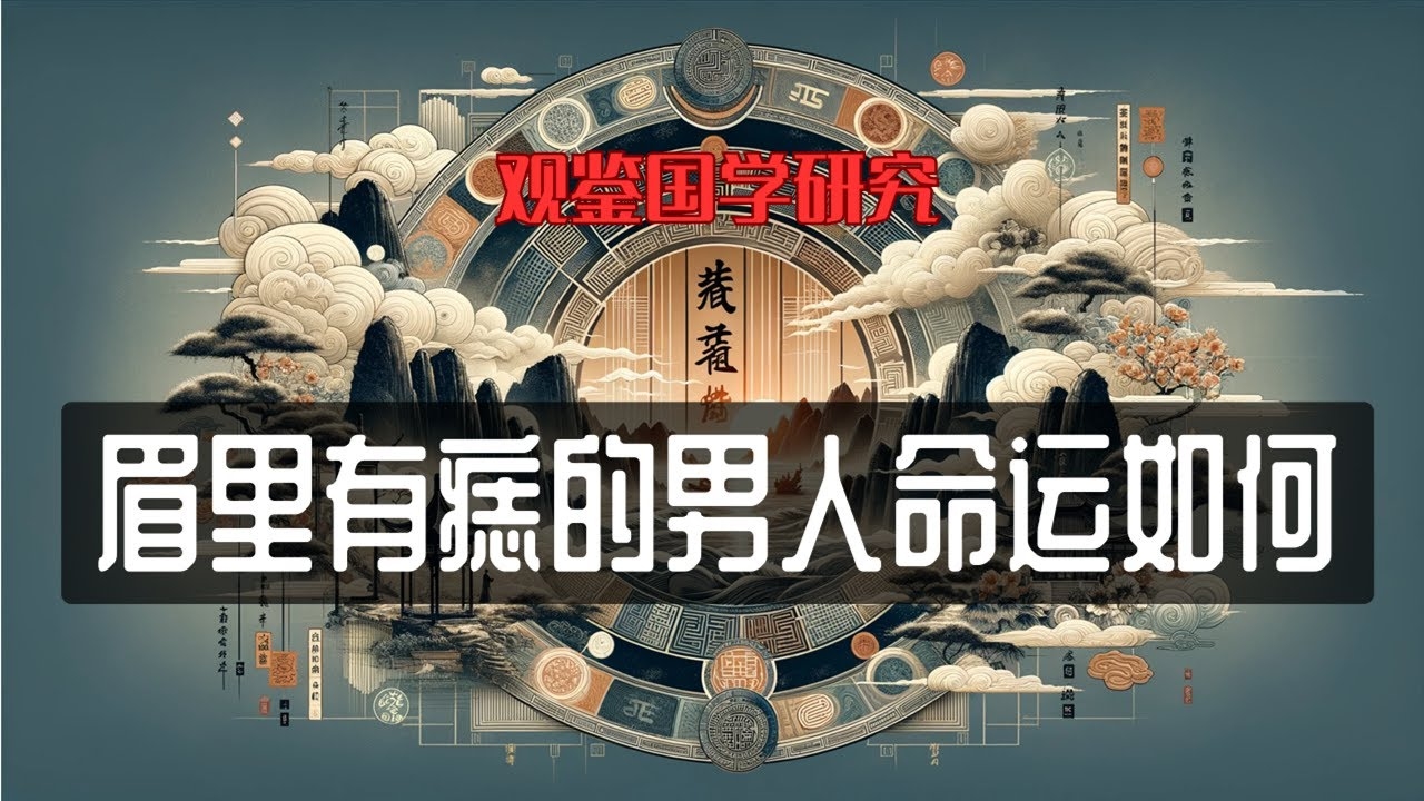 眉毛里有痣，独特的面相解读与传统文化寓意插图