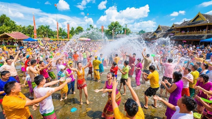 泼水节，多彩多姿的民族风情插图