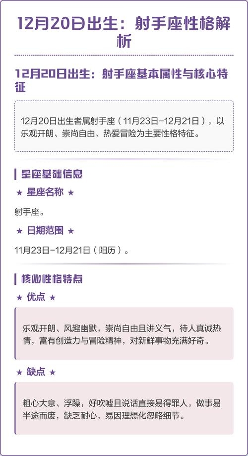 射手座出生月份与星座特点插图