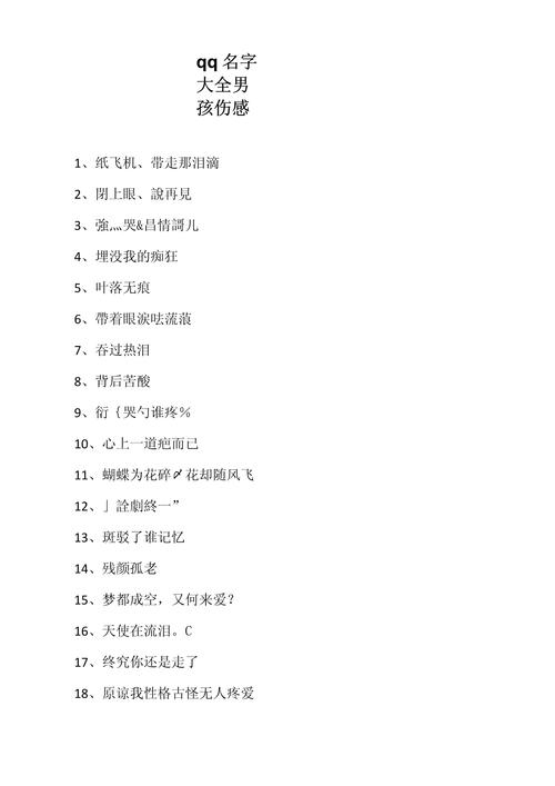 男生伤感网名，沉浸悲伤，寻找慰藉插图