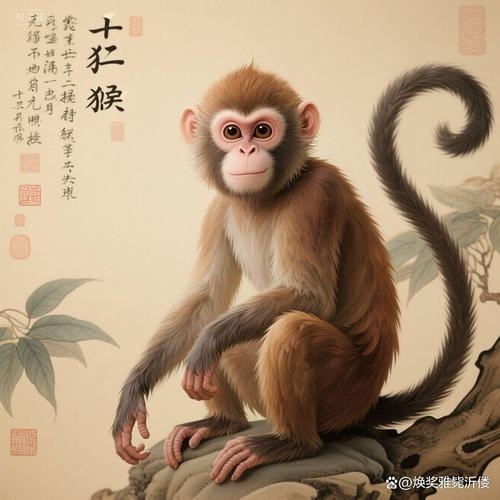 喜上眉梢，猜一生肖—猴插图