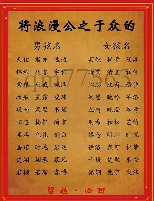 男双胞胎起名，创意与传承的完美结合插图