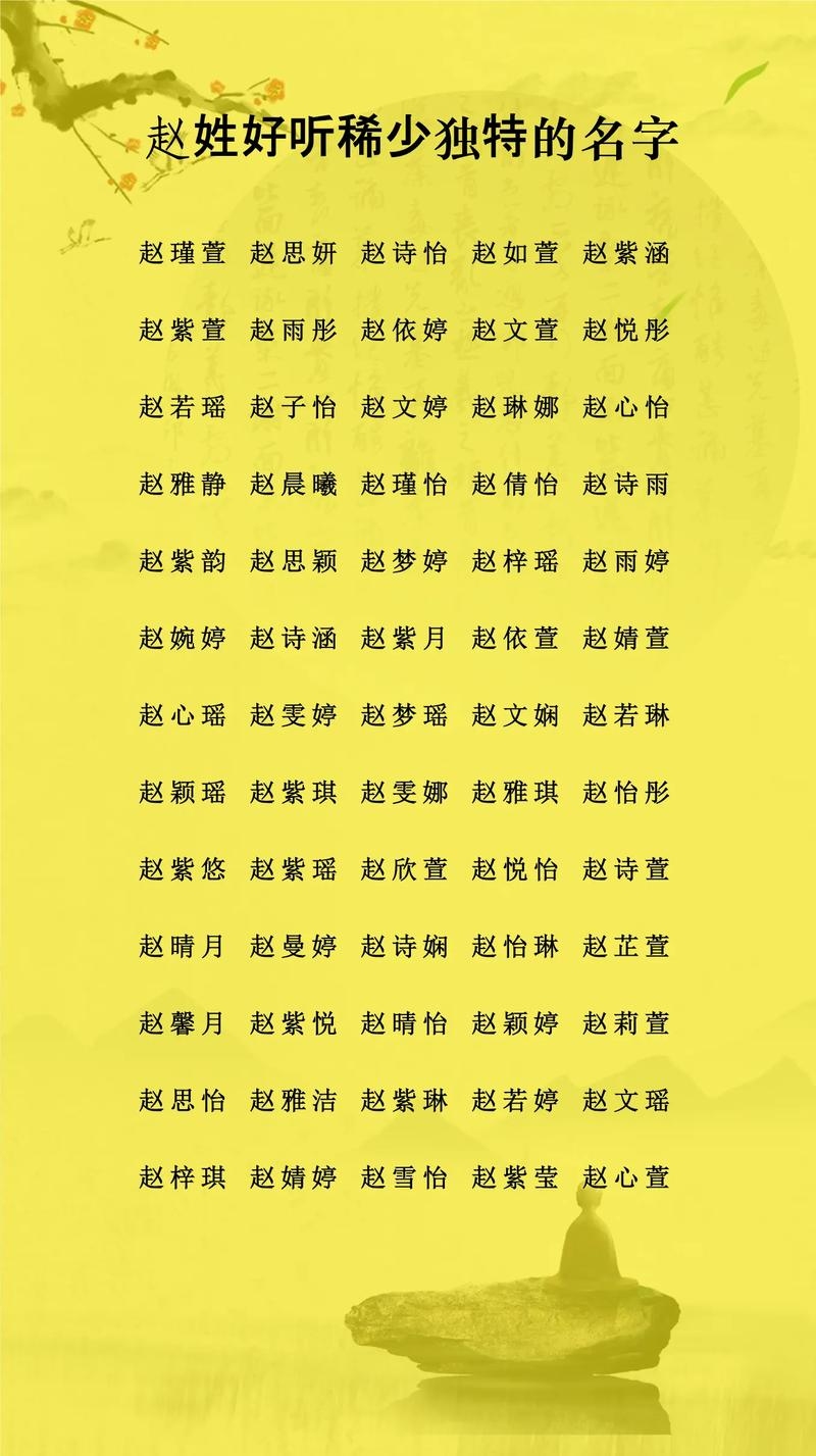 赵氏惊艳名，智字起名，智慧之选插图