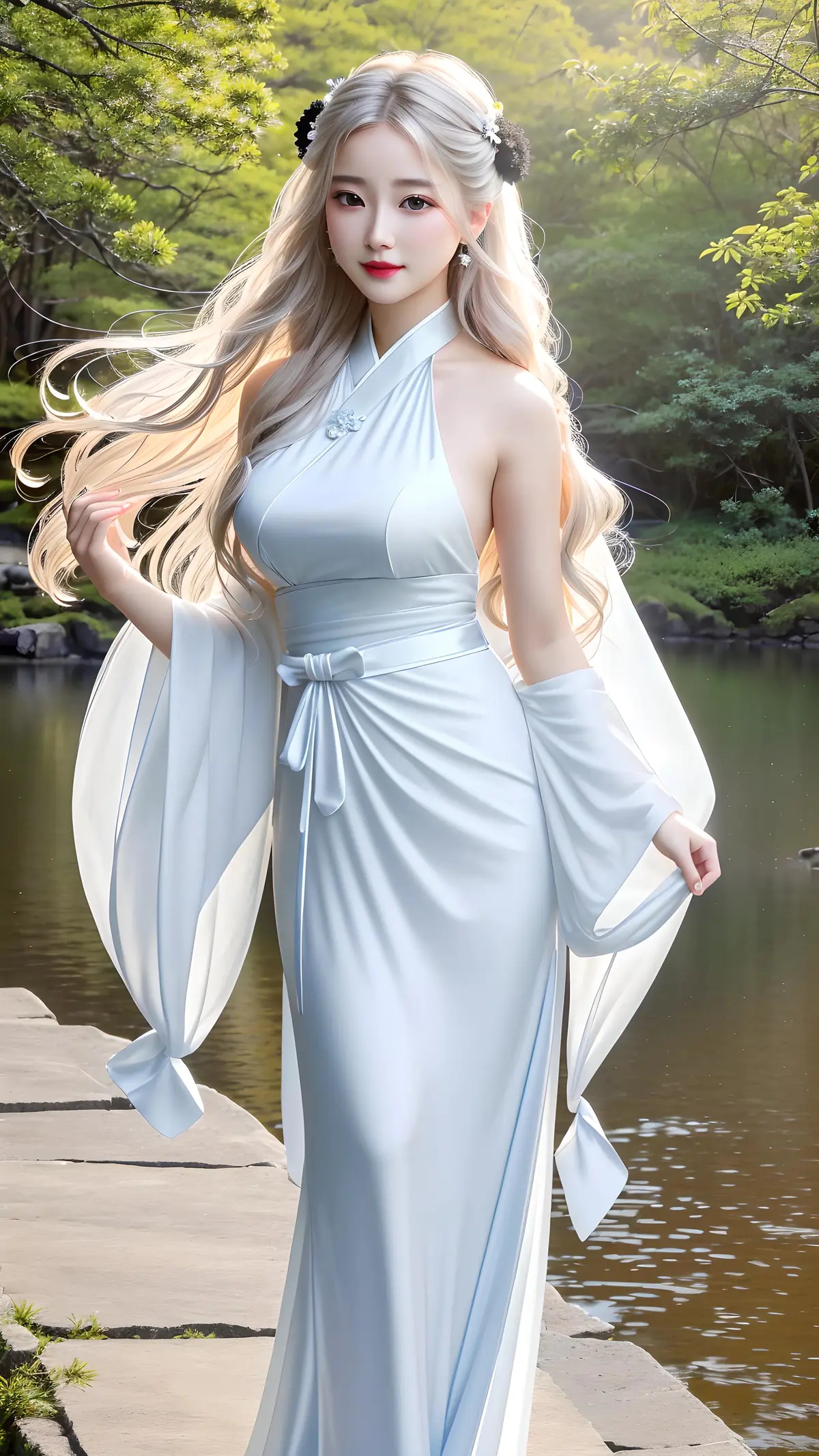 温文尔雅的女孩，以柔情与智慧绽放的独特魅力插图