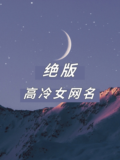 炫舞高冷女神，独特游戏名精选插图