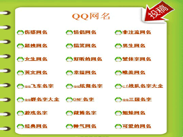 QQ个性昵称大全,打造独特的网络身份标识插图 QQ个性昵称大全,打造独特的网络身份标识插图
