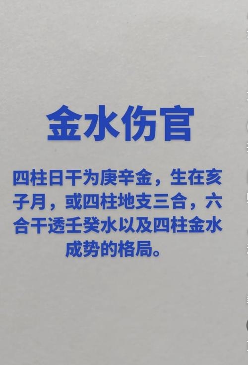 揭秘金水伤官格，命理中的智慧与挑战插图