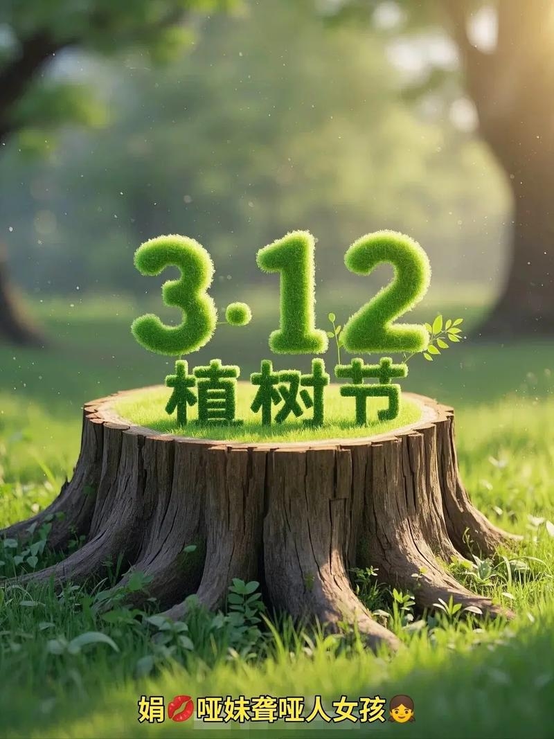 植树节，3月12日，播种绿色的希望插图