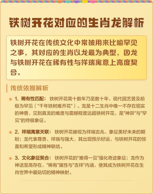 铁树开花生肖揭秘插图