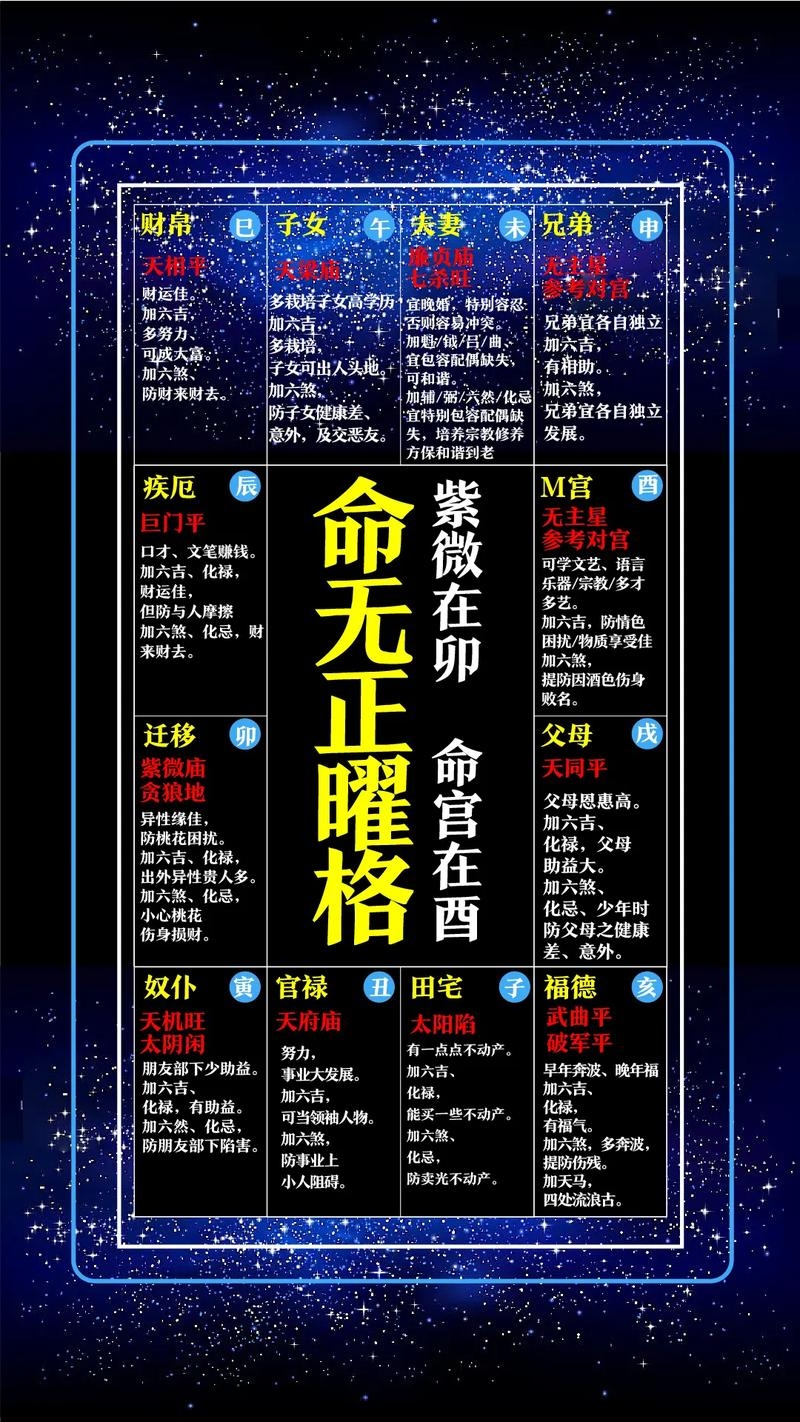 紫薇命盘解读，探索个人命运与天赋的奥秘插图