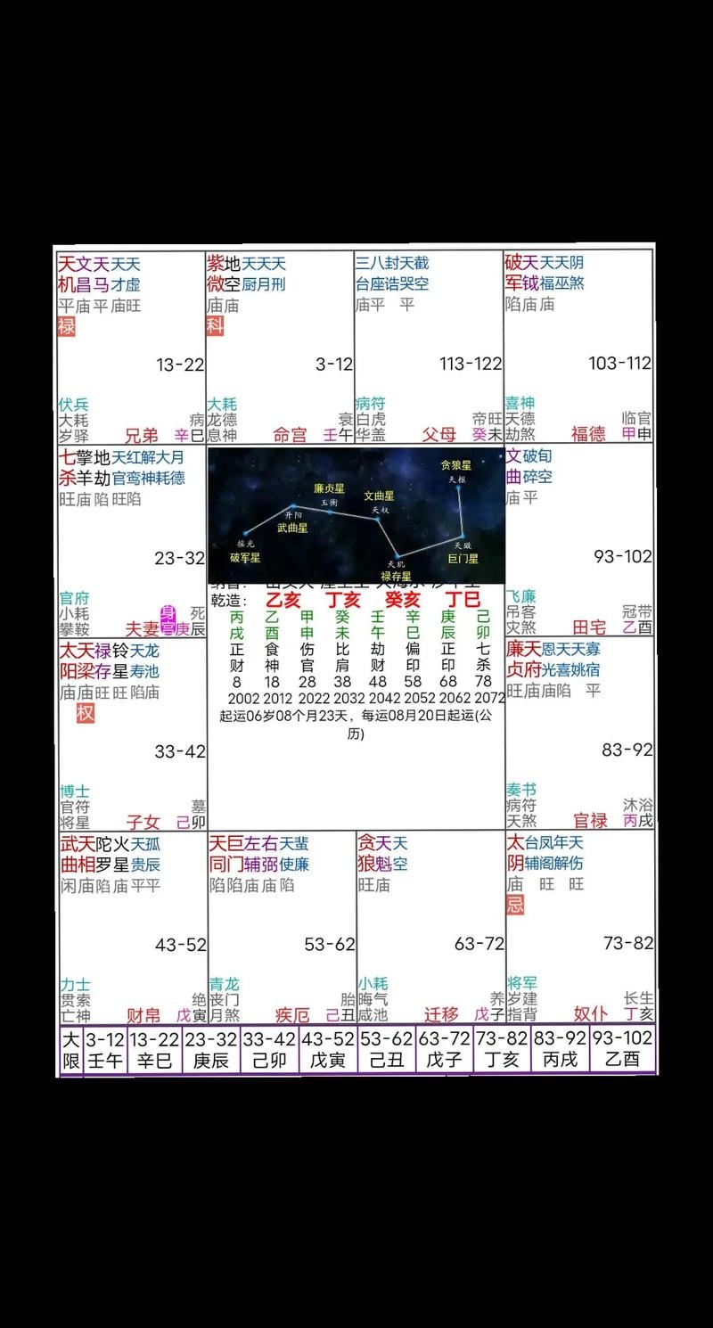 紫薇命盘查询，解锁你的命运密码插图