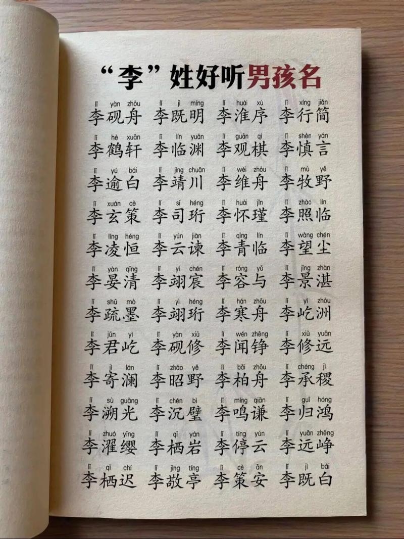 李姓名字大全，探寻华夏姓氏的深厚底蕴插图