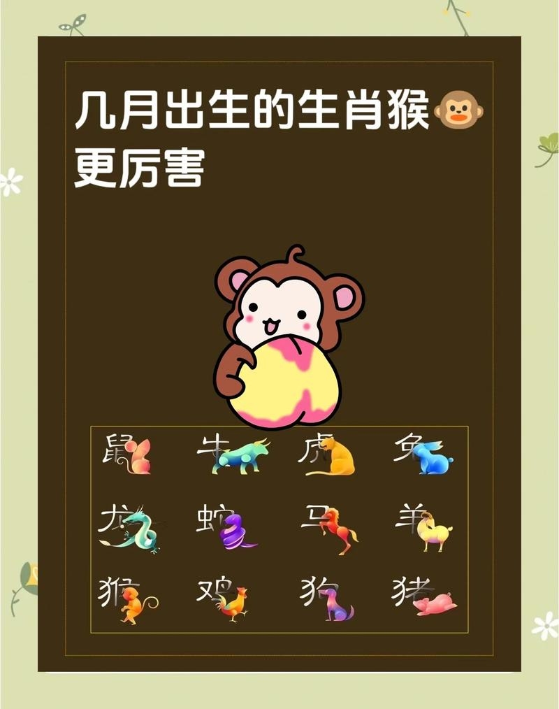 属猴人出生月份的命运解析插图 属猴人出生月份的命运解析插图