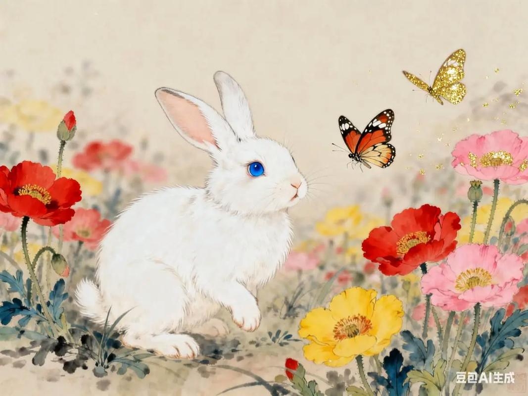 芬芳人间的生肖—兔插图 芬芳人间的生肖—兔插图