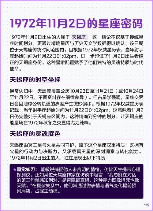 揭秘日期背后的星座秘密，探寻11月2日的星座属性插图
