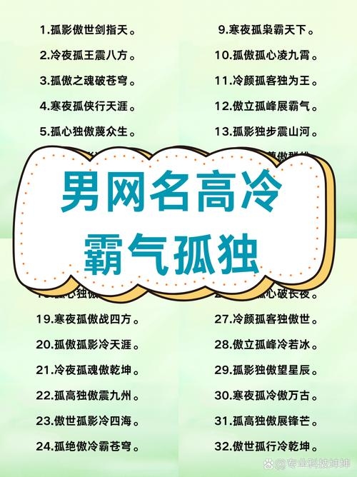 探秘网络世界中的高冷男神—帅气撩人的网名解析插图