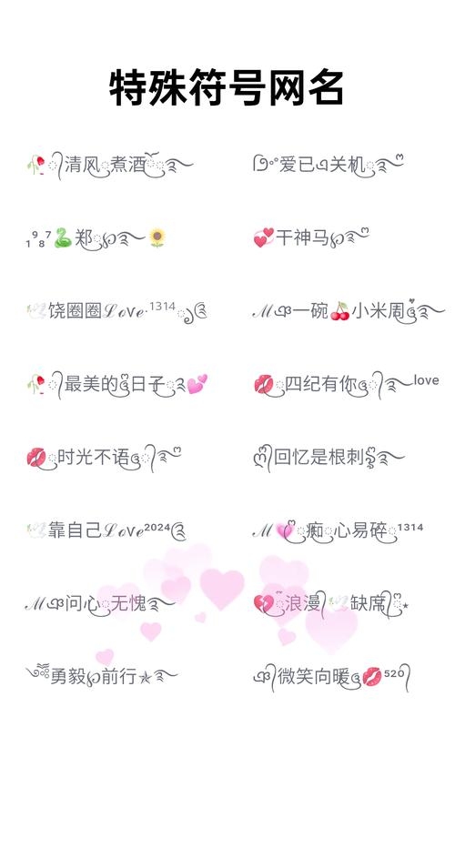 500个独特符号，打造个性网名插图