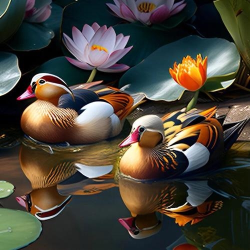 鸳鸯戏水与生肖的奇妙缘分插图