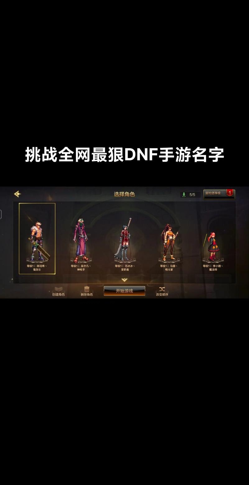 DNF网名，个性与实力的双重展现插图