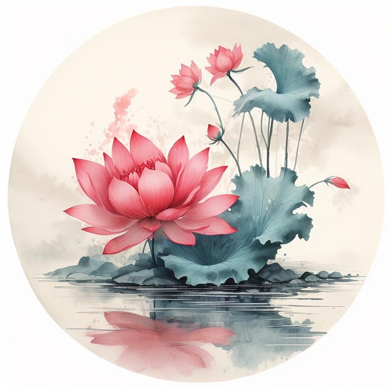 墨莲,纯洁高贵,内外兼修之美。插图 墨莲,纯洁高贵,内外兼修之美。插图