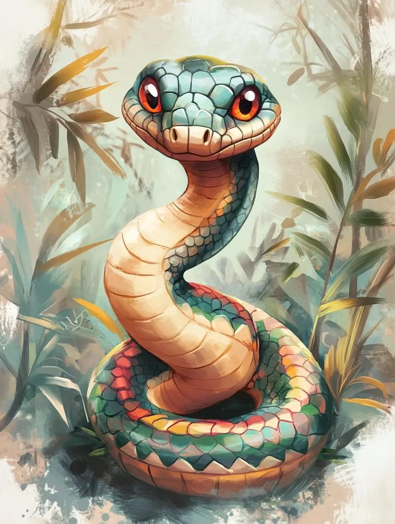 插翅难逃的生肖—蛇插图