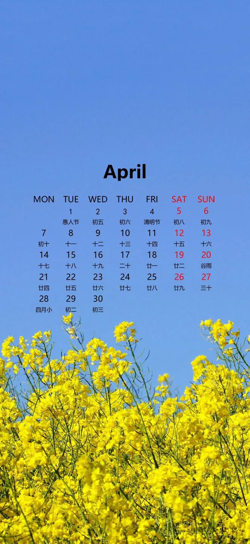 2017年4月日历，时光流转中的记忆与期待插图