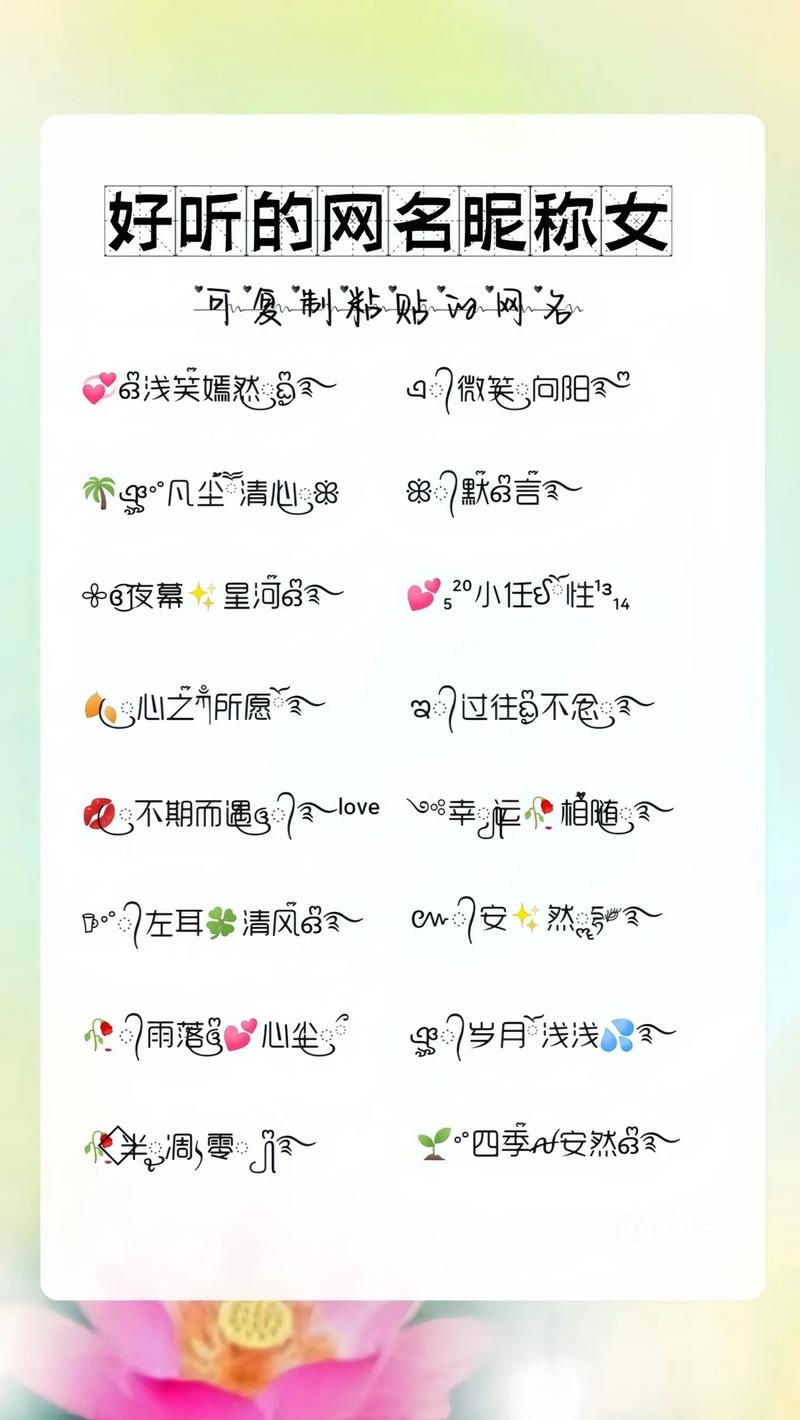 2024年最受欢迎的女性昵称插图