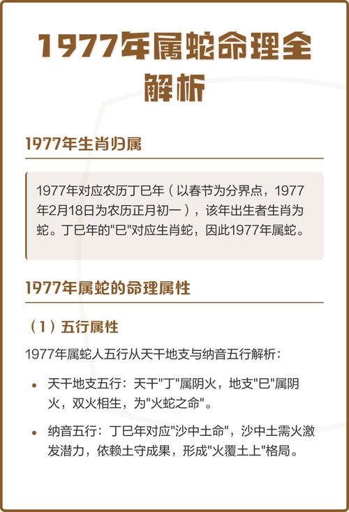揭秘1977年属什么生肖插图