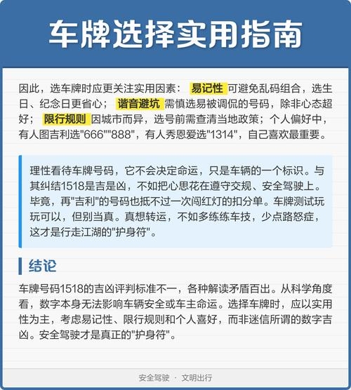 1518车牌号码吉凶解析插图