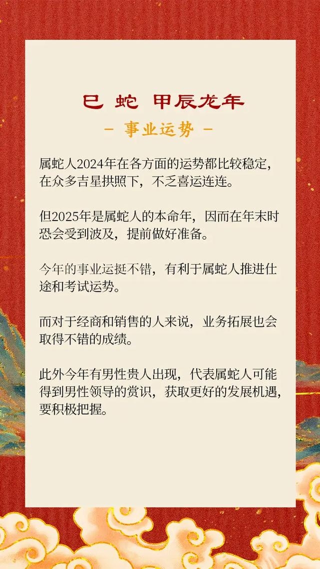 2024年蛇年运势预警，潜在挑战与应对策略插图