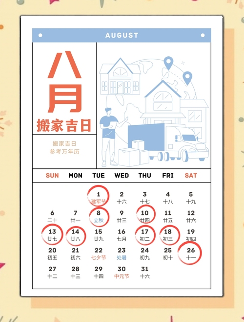 2023年8月黄道吉日指南插图