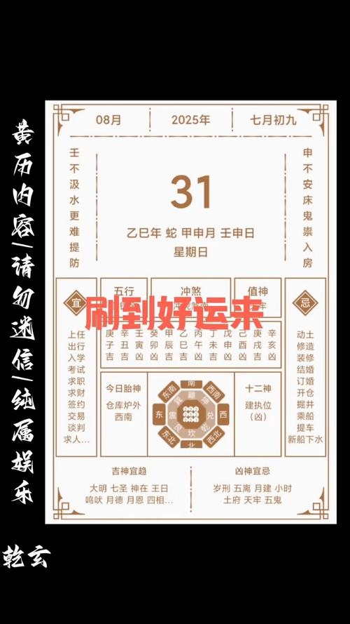 2021年8月1日黄历详解插图