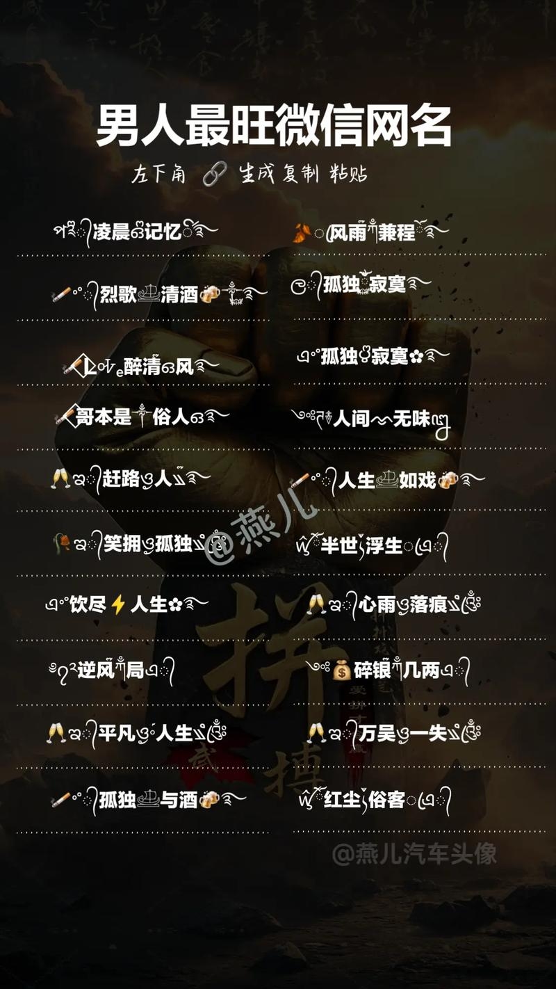 2019-2023年男生微信网名精选插图