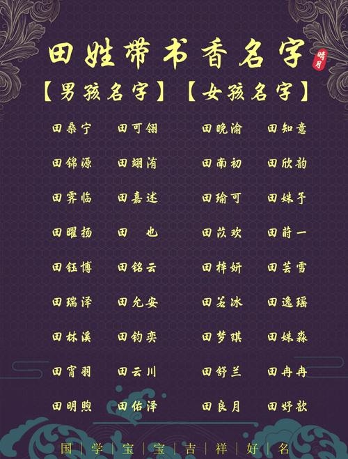 田姓男孩起名，灵动之名，展现独特气质插图