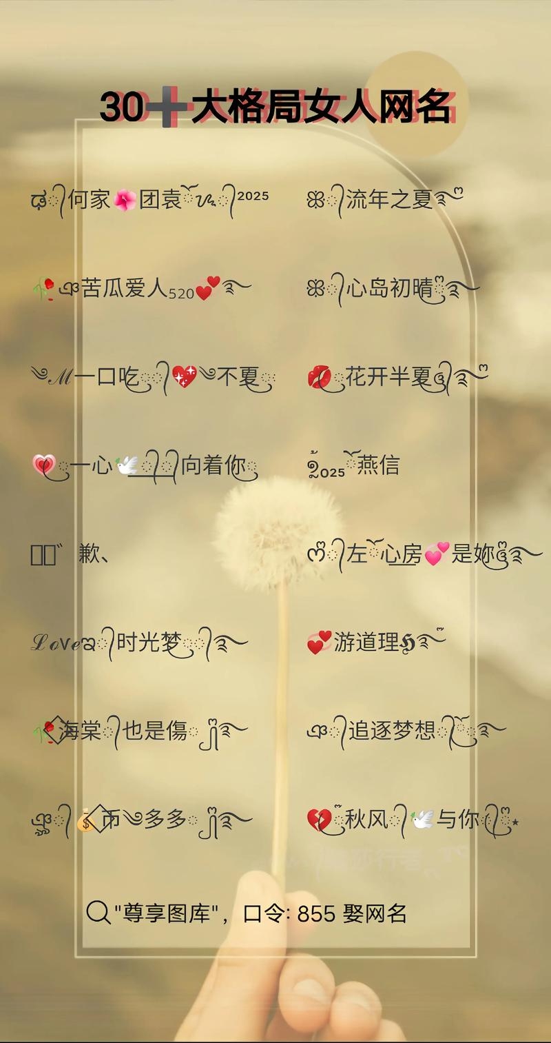 20-30字标题，最流行的网名赏析，关键词建议，兰蕙桂馥与初见等插图