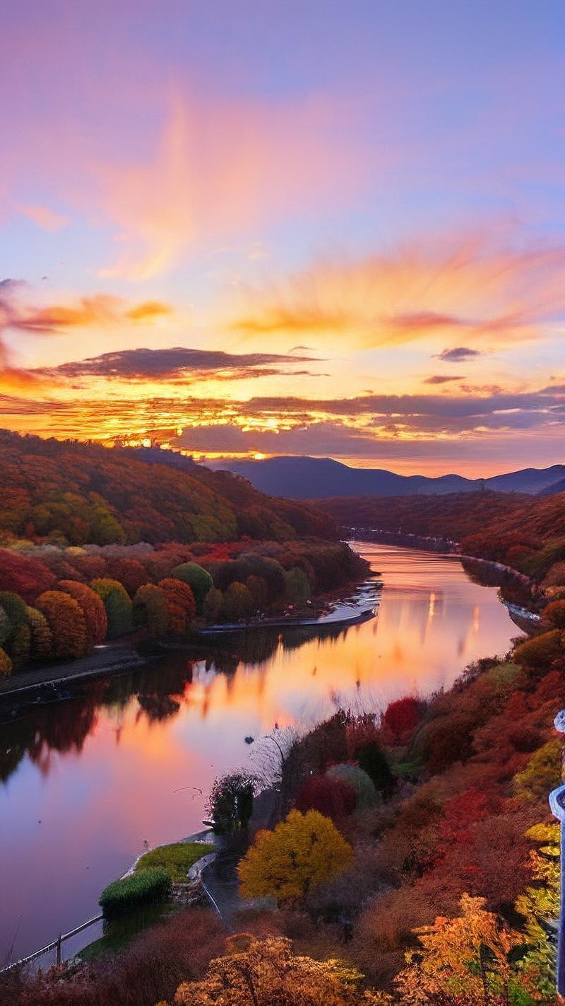 秋霞在线，一抹绚烂的秋日画卷插图