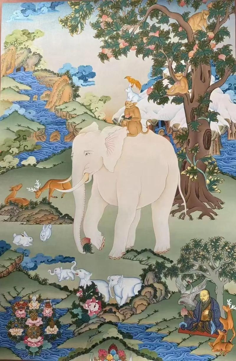 象与民族生肖插图