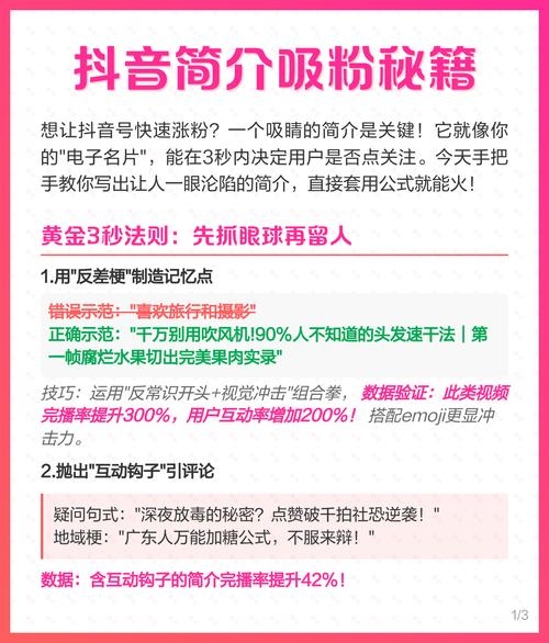 抖音名字如何轻松涨粉—创意与吸引力的秘密插图
