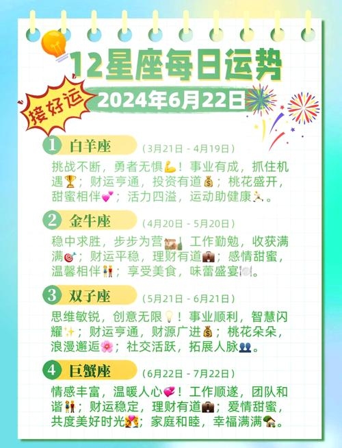 6月22日星座揭秘插图 6月22日星座揭秘插图