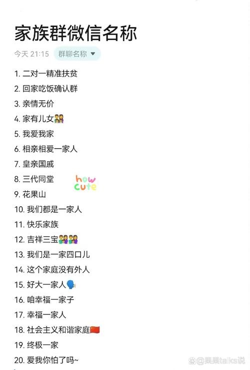 寻找家族群好听的群名插图