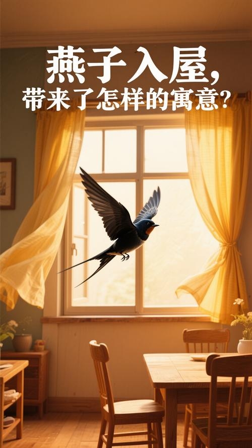 燕子进屋来，寓意何在？插图