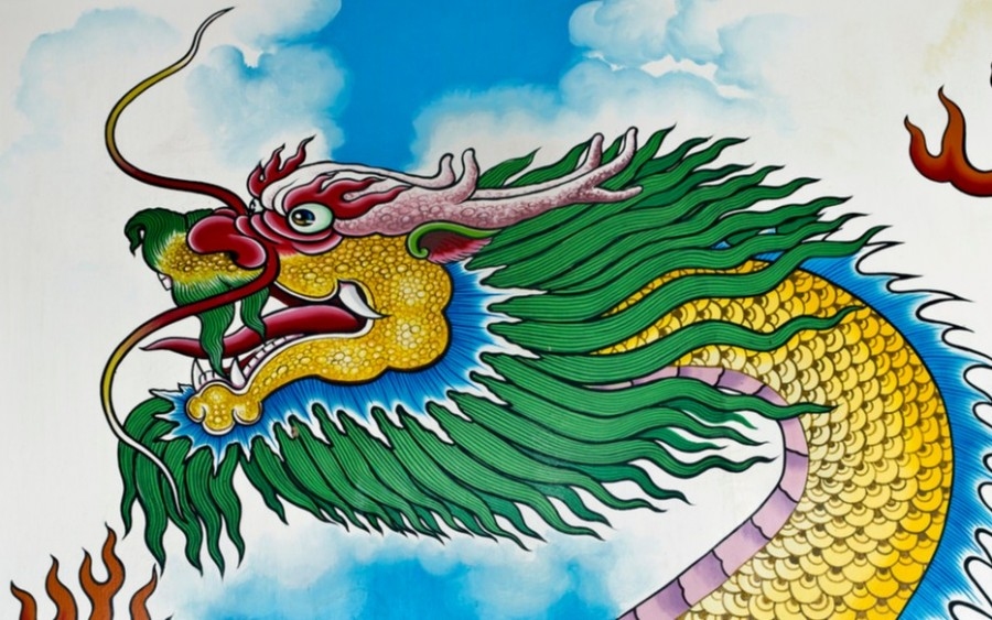 阳春白雪打一生肖，龙插图