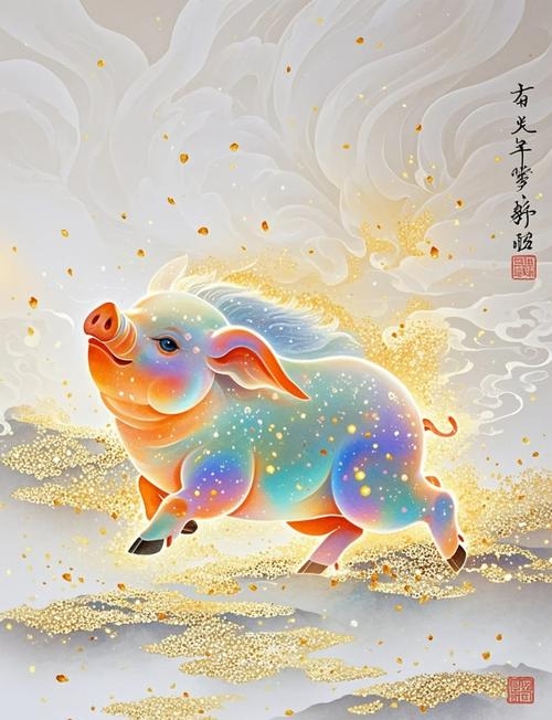 以逸待劳的生肖—猪插图