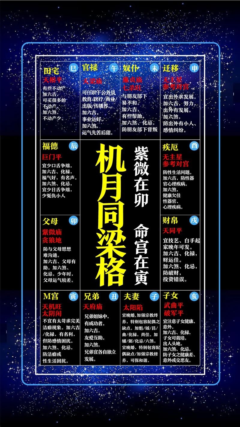 元亨利贞紫微斗数，揭示命运奥秘的古老智慧插图