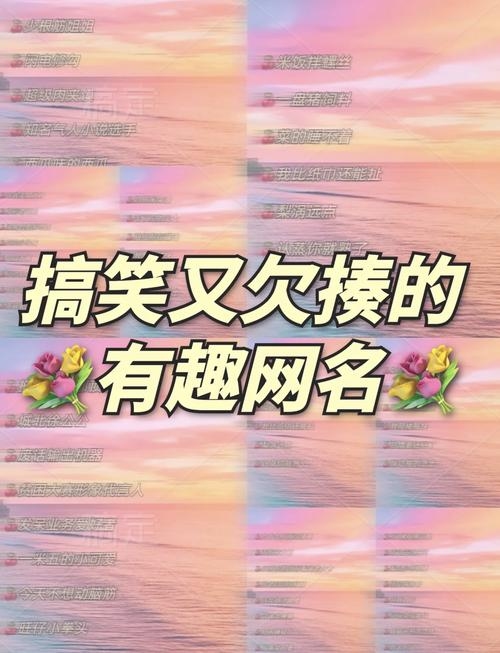 游戏中的笑料制造者，那些令人捧腹的搞笑名字插图