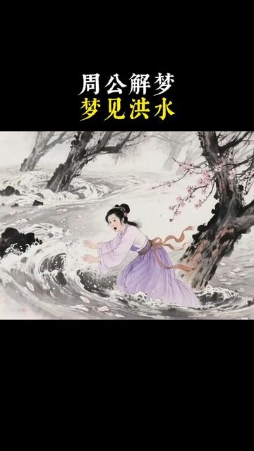 周公解梦，梦见发洪水的象征意义插图