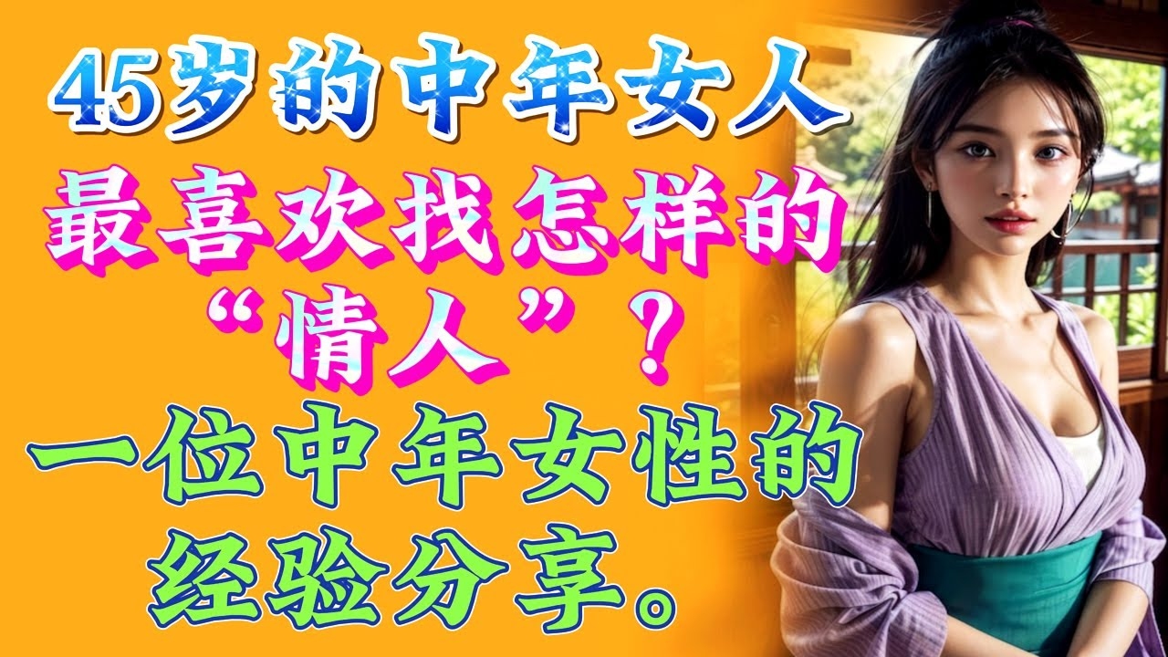 中年妇女，在生活的另一侧，寻找友情的温暖插图