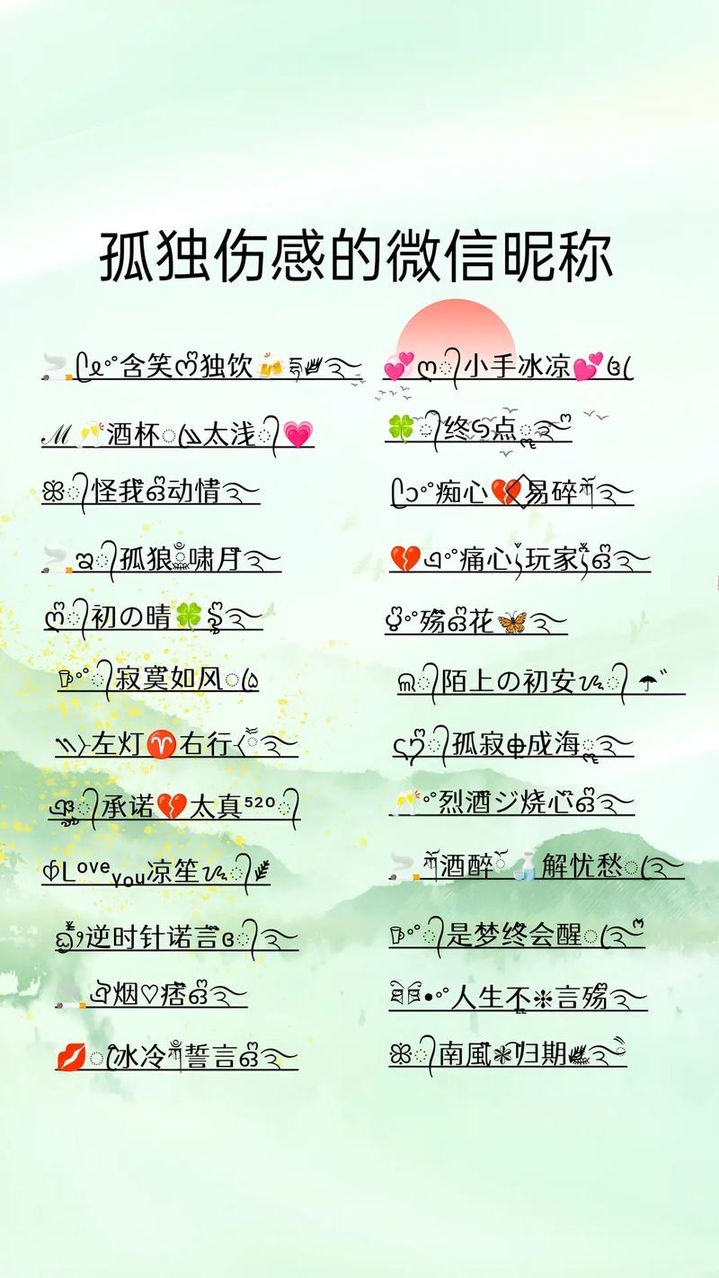 最忧伤的网名，一抹残阳下的孤独插图