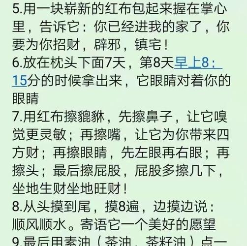 自制貔貅开光秘籍插图 自制貔貅开光秘籍插图